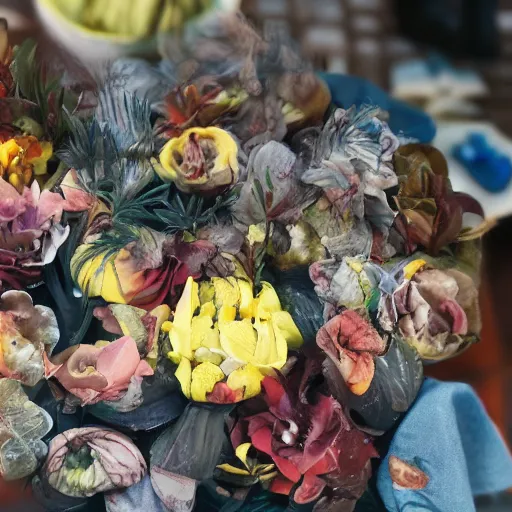 Image similar to a fruit basket on top of a kitchen table