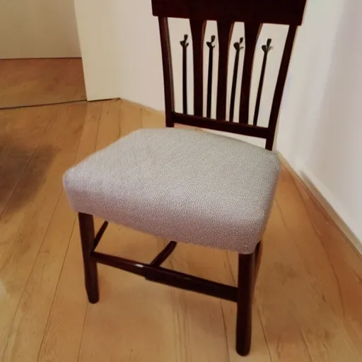 Prompt: A chair that Satan really likes