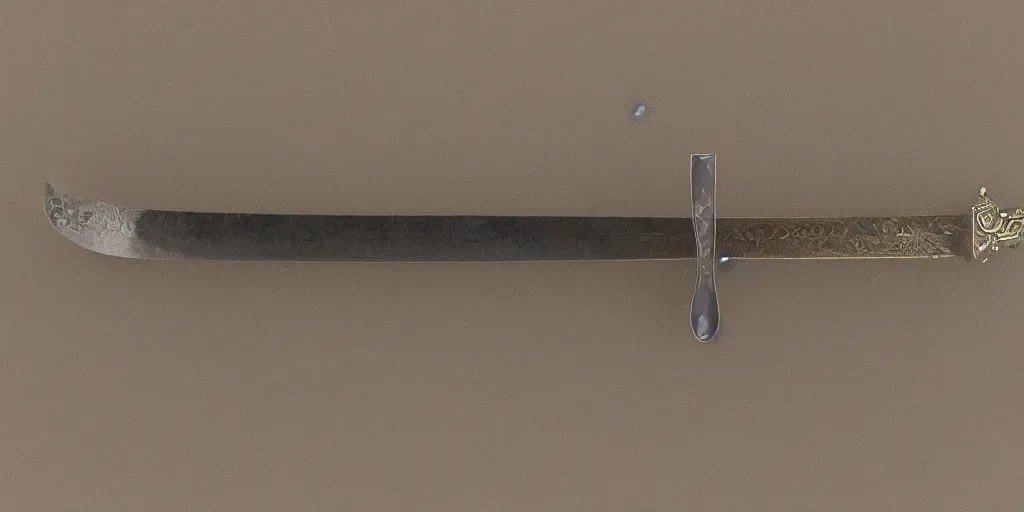 Image similar to stereoscopic 3 d image of a sword