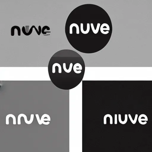 Prompt: a logo design for a product called nuve, with intent on sounding like move.