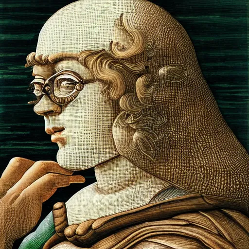 Image similar to turtle typing on a computer at the office by botticelli hd