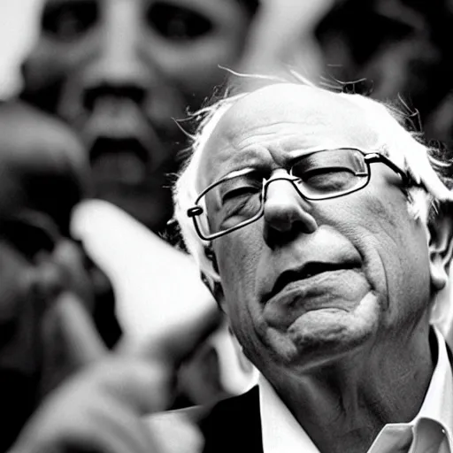 Prompt: bernie sanders, by bruce weber, glamour, 8 5 mm, f 1. 8