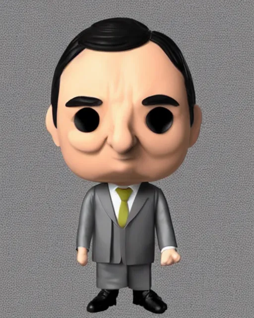 Image similar to mr bean as a funko pop!