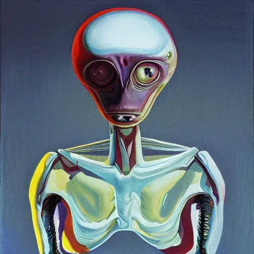 Image similar to alien by wayne thiebaud