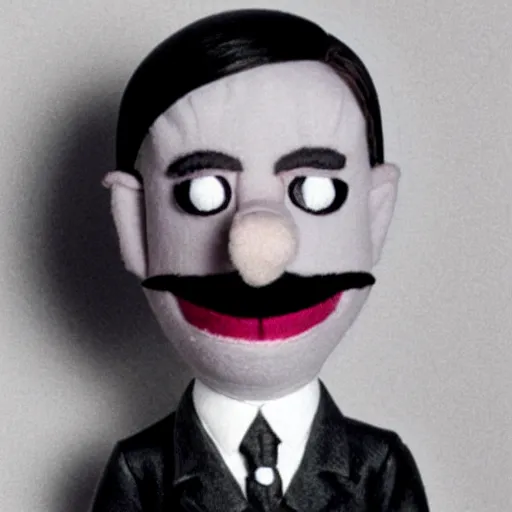 Image similar to Adolf Hitler as a muppet