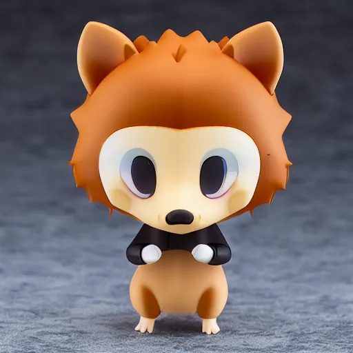 Prompt: high quality portrait flat matte painting of cute Hedgehog in the style of nendoroid and Toon , flat anime style, thick painting, medium close-up