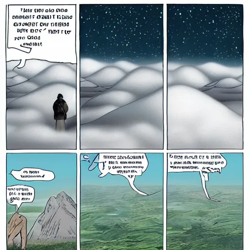 Prompt: Wanderer above the Sea of Fog but it’s Wojak above a sea of memes, 4chan