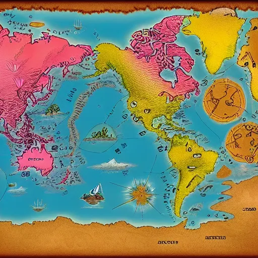 Image similar to Variable world fantasy map