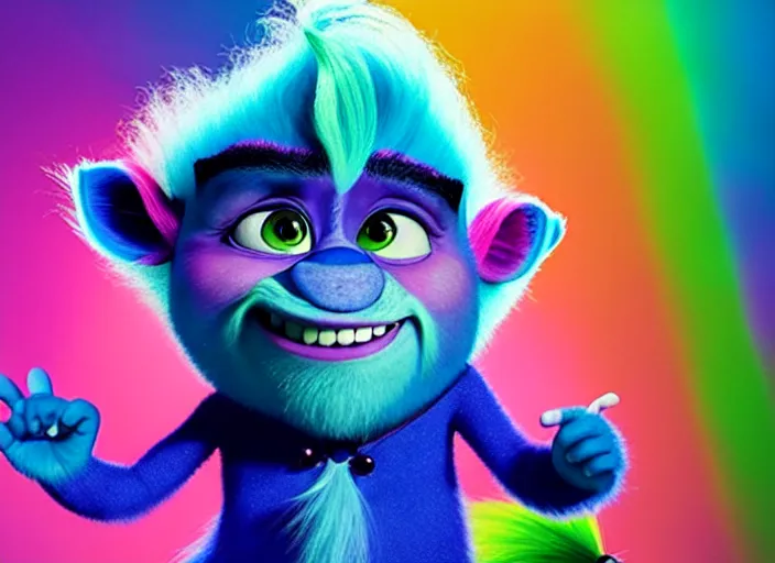 Image similar to film still of walter in trolls 2 : world tour movie 2 0 2 0, 8 k