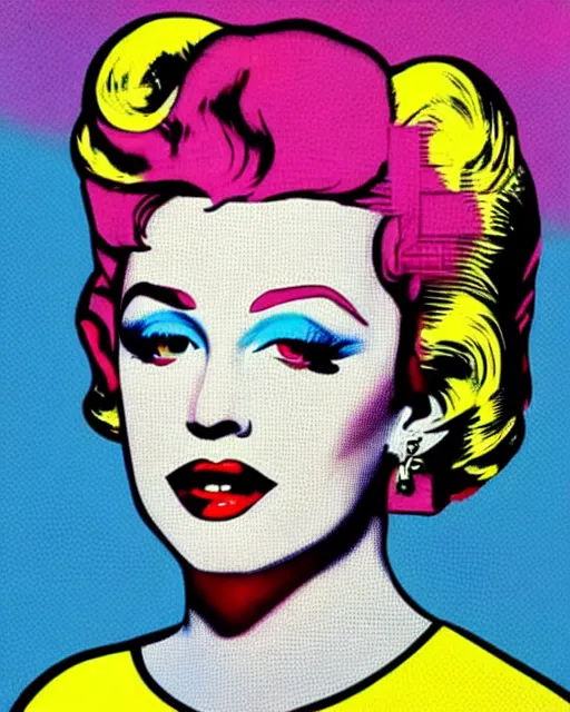 Image similar to masterpiece of pop art