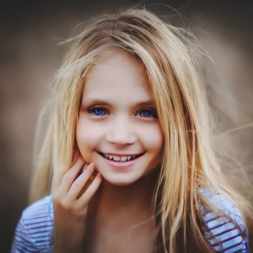 Prompt: photography of a cute blonde girl