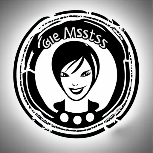 Image similar to game mistress logo, vector, clipart