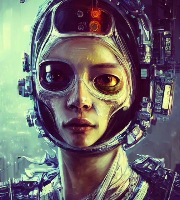 Prompt: hyperrealistic portrait of a woman monster astronaut, full body portrait, well lit, intricate abstract. cyberpunk, intricate artwork, by tooth wu, wlop, beeple. in the style of jin kagetsu, james jean and wlop, highly detailed, sharp focus, intricate concept art, digital painting, ambient lighting, 4 k, artstation