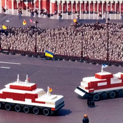 Image similar to tiananmen square 1 9 8 9 lego set