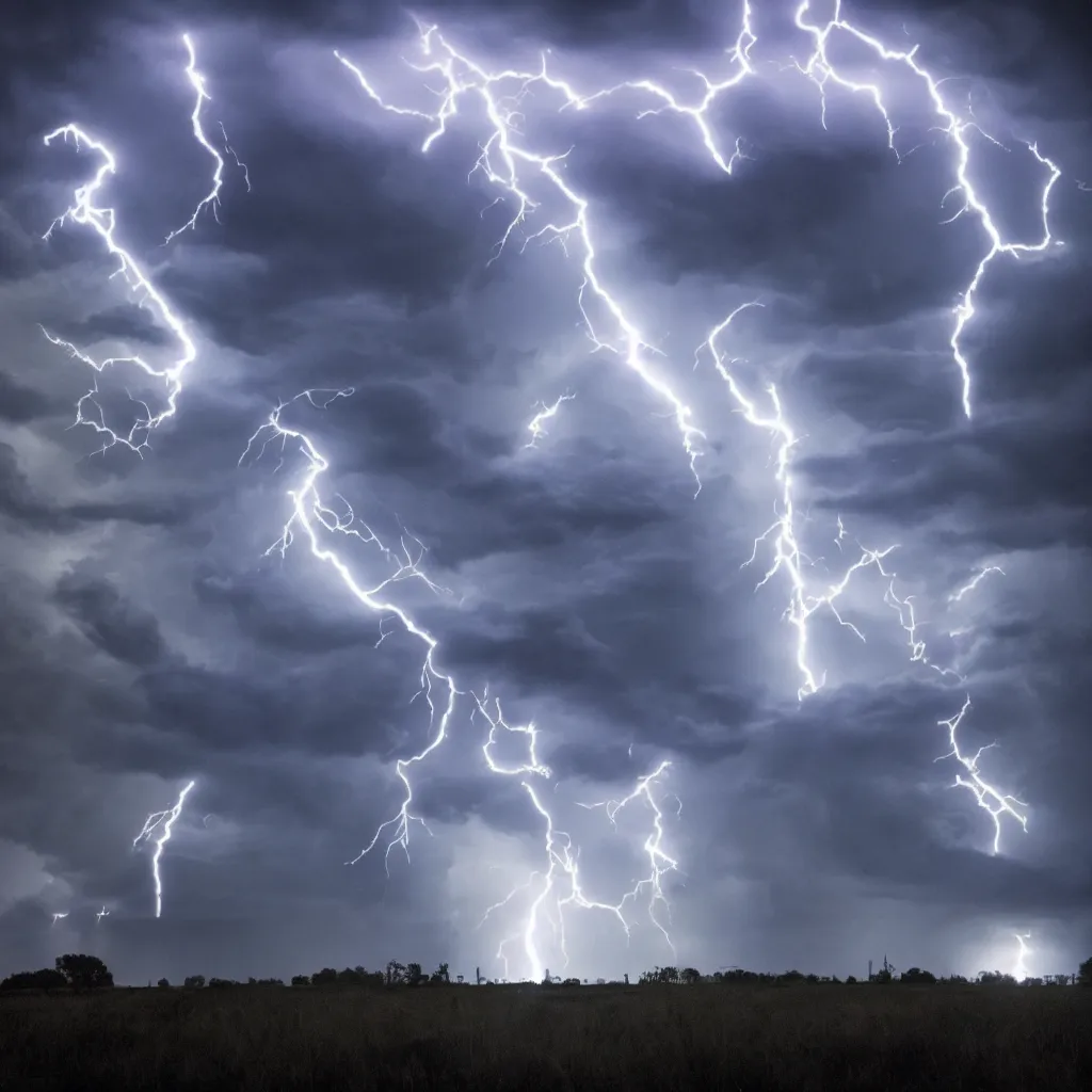 Prompt: huge towering magical lightning storm, extreme drama, distant glowing figures, hdr, movie still, fully photorealistic, sharp luminescent focus, nd 6, sony fx 6, glowing luminescent invocations