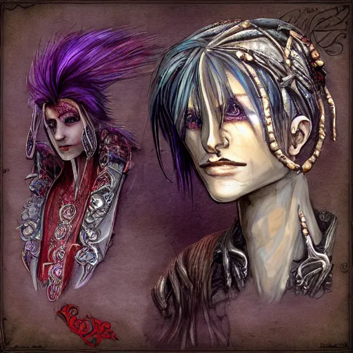 Image similar to planescape art style Ravel