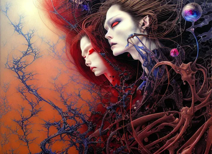 Prompt: realistic detailed image of my dreams by Ayami Kojima, Amano, Karol Bak, Greg Hildebrandt, and Mark Brooks, Neo-Gothic, gothic, rich deep colors. Beksinski painting, part by Adrian Ghenie and Gerhard Richter. art by Takato Yamamoto. masterpiece. ultra details, high quality, high resolution .