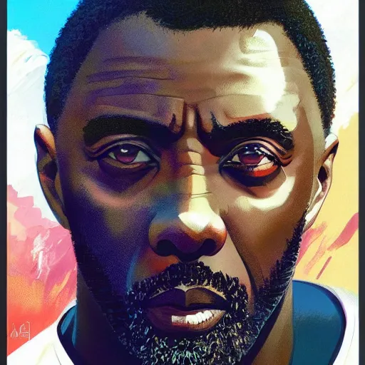 Prompt: idris elba portrait as manga girl, realistic shaded perfect face, fine details. anime. realistic shaded lighting poster by ilya kuvshinov katsuhiro otomo ghost - in - the - shell, magali villeneuve, artgerm, jeremy lipkin and michael garmash and rob rey