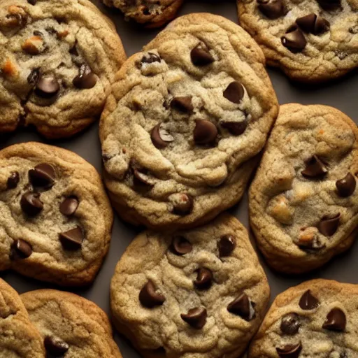 Prompt: cookies [ within bowl ]!!! resting on table, trending on artstation, cgsociety, [ overhead view ]!!, 4 k quality, intricately defined, professional photography, complexly detailed, polycount