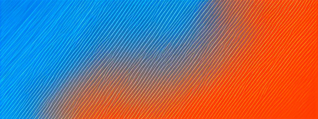Image similar to depth of space, orange and blue color scheme, 4 k