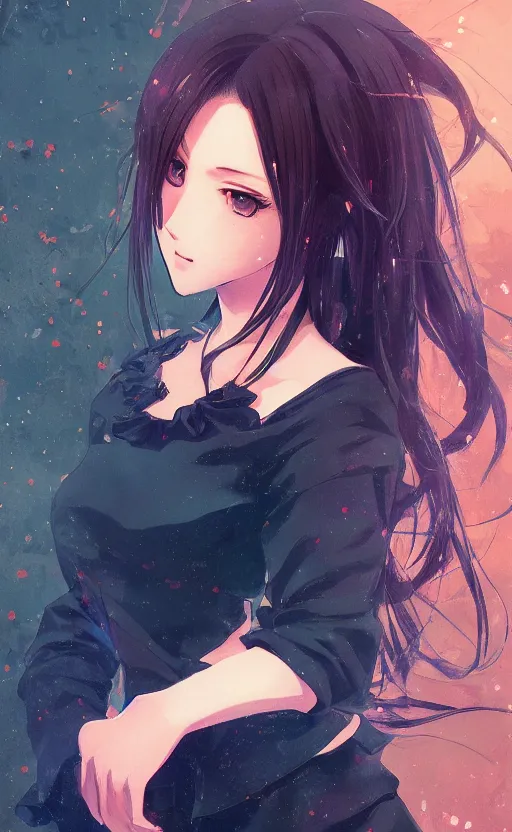 Image similar to anime girl, full shot, fine - face, realistic shaded perfect body, fine details. night setting. very anime style. realistic shaded lighting poster by ilya kuvshinov katsuhiro, magali villeneuve, artgerm, jeremy lipkin and michael garmash, rob rey and kentaro miura style, trending on art station