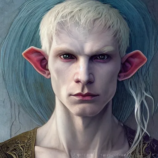 Portrait Of A Beautiful!!! Androgynous Albino Viking 