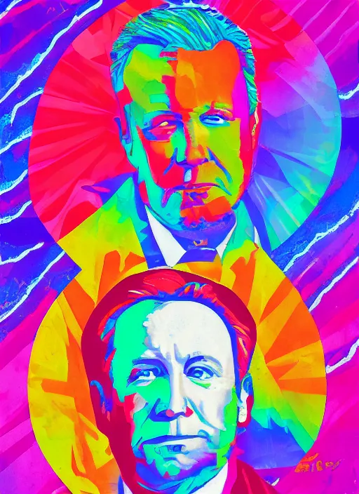 Prompt: alex jones by Zbigniew Brzezinski lisa frank