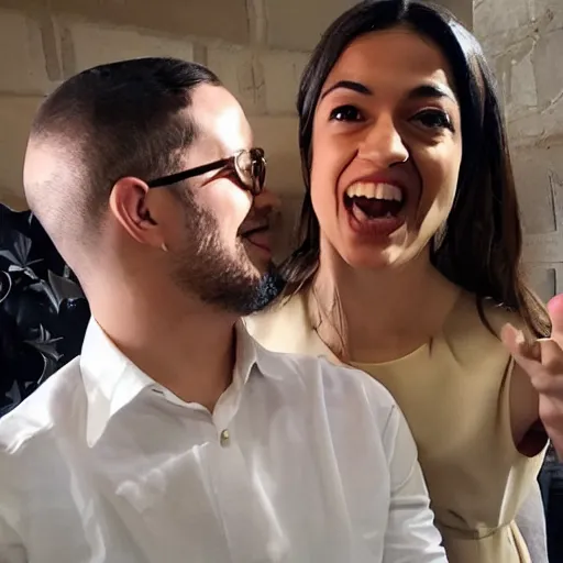 Prompt: AOC asking me to marry her