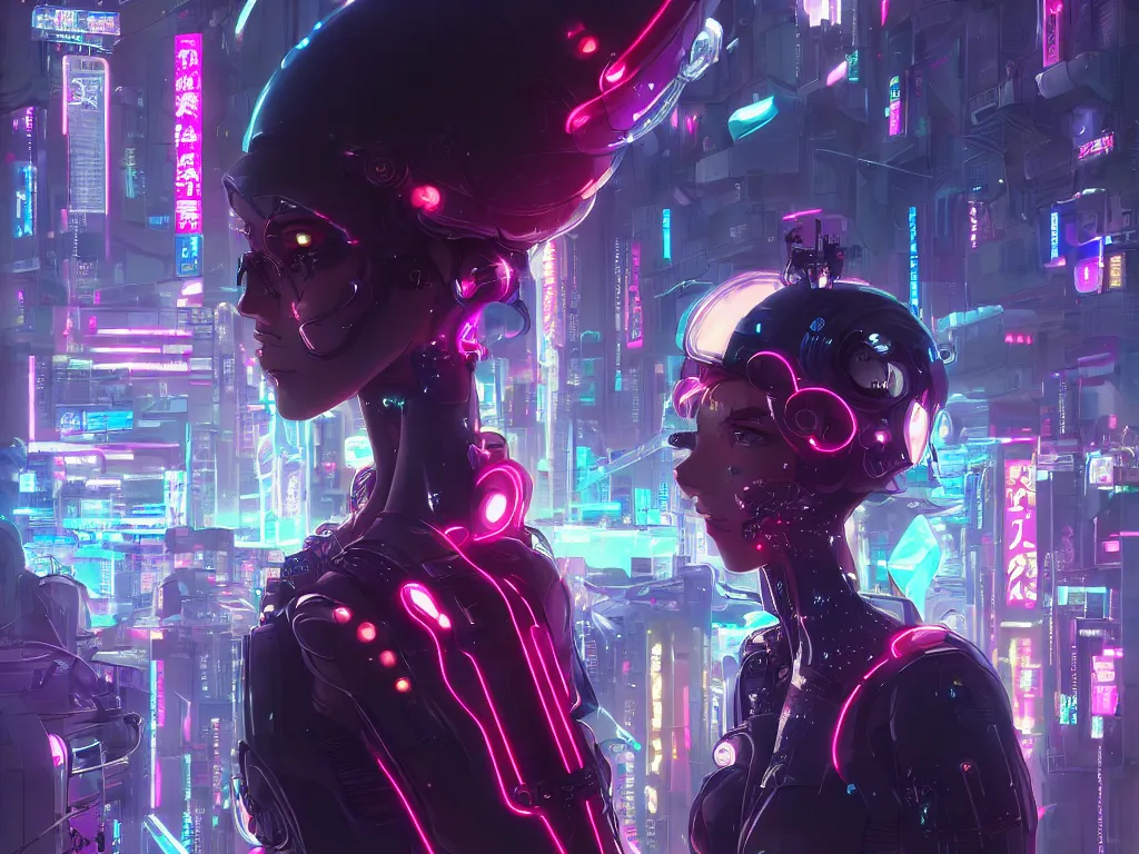 Image similar to portrait anime visual futuristic female cyber police, on cyberpunk neon light tokyo rooftop, ssci - fi and fantasy, intricate and very beautiful, human structure, concept art, sharp focus, anime by simon stalenhag, rossdraws and magali villeneuve and liya nikorov and luxearte, frostine engine