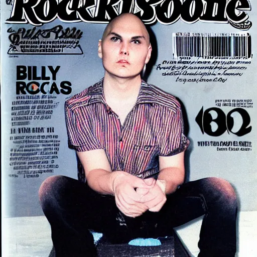 Image similar to 2 1 year old billy corgan 1 9 9 6 rock tour photograph, rollingstone magazine