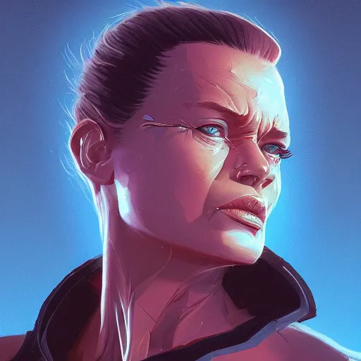 Image similar to face icon stylized minimalist the terminator, loftis, cory behance hd by jesper ejsing, by rhads, makoto shinkai and lois van baarle, ilya kuvshinov, rossdraws global illumination