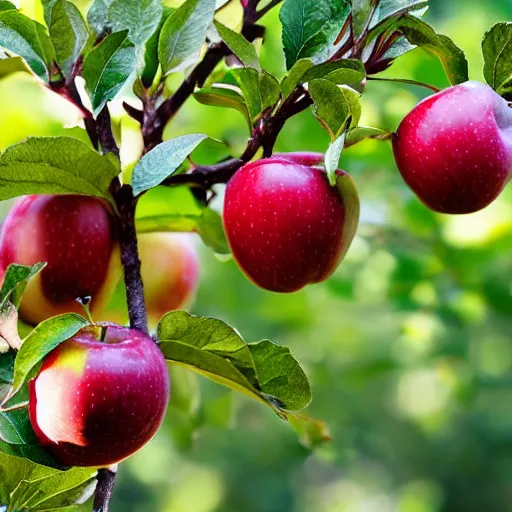 Image similar to apples growing on trees