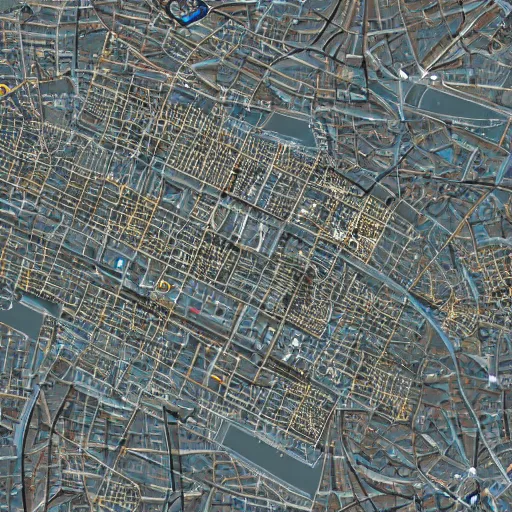 Prompt: Cologne Cathedral LiDAR image