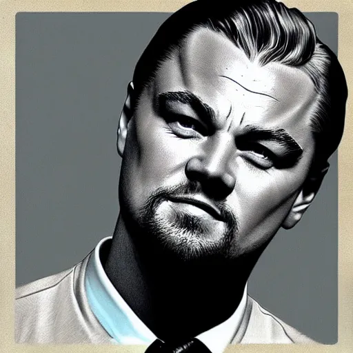Prompt: “Leonardo DiCaprio, beautiful, highly detailed portrait, photorealistic, ultra detailed, 3d, cartoon, Up”