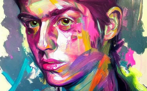 Image similar to masterpiece beautiful portrait by hopare and hernan bas