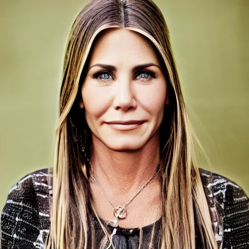 Image similar to old jennifer anniston and courtney cox actress at age 1 5 0 years old, color ( sony a 7 r iv, symmetric balance, polarizing filter, photolab, lightroom, 4 k, dolby vision, photography award ), vogue, perfect face