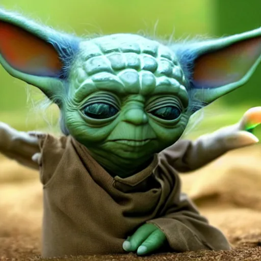 Image similar to various members of Yoda's species