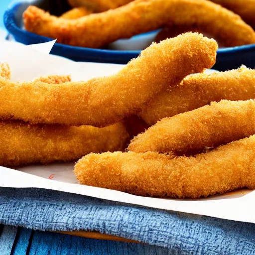 Prompt: fried dog tenders