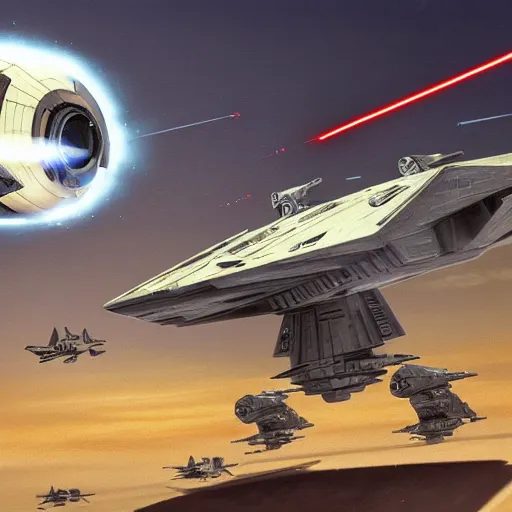 Image similar to concept art star wars vehicles