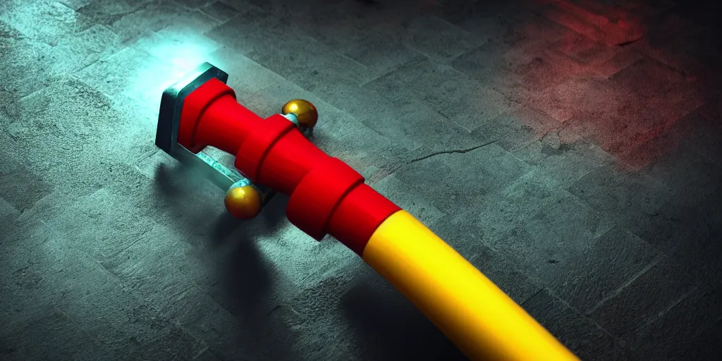 Prompt: a hammer, hyperealistic very colourful hdr cinematic lighting cgi render photorealistic cinematic octane render