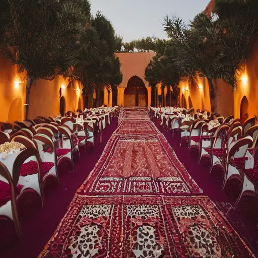 Prompt: a moroccan wedding