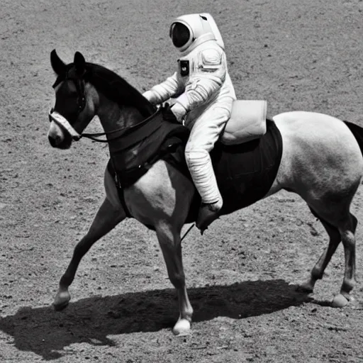 Prompt: a photo of an astronaut riding a horse