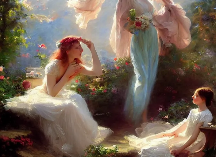 Image similar to time travel by vladimir volegov and alexander averin and pierre auguste cot and delphin enjolras and peder mørk mønsted