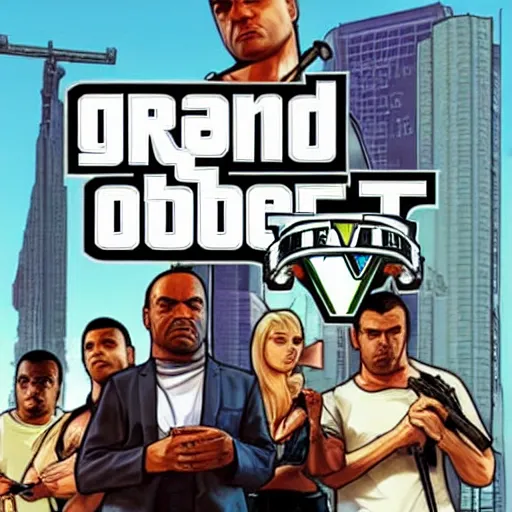 Image similar to grand theft auto game cover but everyone is ducks