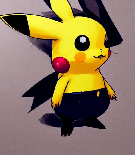 Image similar to Pikachu by Artgerm and WLOP