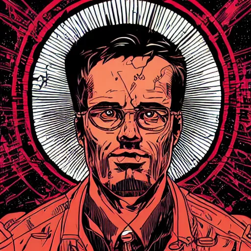 Prompt: portrait of god by laurie greasley