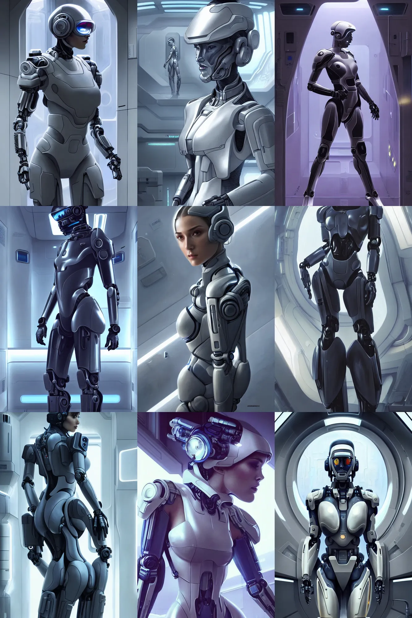 Prompt: Ultra realistic illustration, incredibly beautiful woman wearing a sleek sci-fi mech suit, in a futuristic super advanced military medical bay, gorgeous figure, gorgeous face, cyberpunk, sci-fi, fantasy, intricate, elegant, highly detailed, digital painting, artstation, concept art, smooth, sharp focus, illustration, art by artgerm and greg rutkowski and alphonse mucha