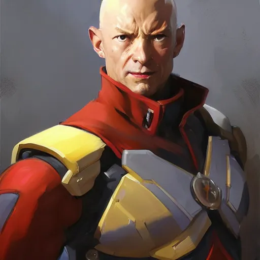 Prompt: Greg Manchess portrait painting of Professor Xavier as Overwatch character, medium shot, asymmetrical, profile picture, Organic Painting, sunny day, Matte Painting, bold shapes, hard edges, street art, trending on artstation, by Huang Guangjian and Gil Elvgren and Sachin Teng