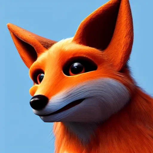 Prompt: Fox wearing a silly hat, digital art, unreal engine render, highly detailed