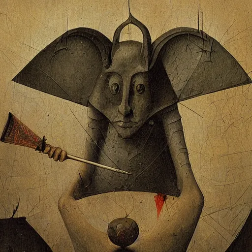 Prompt: intricate, detailed painting of caelid by hieronymous bosch, concept art, illustration